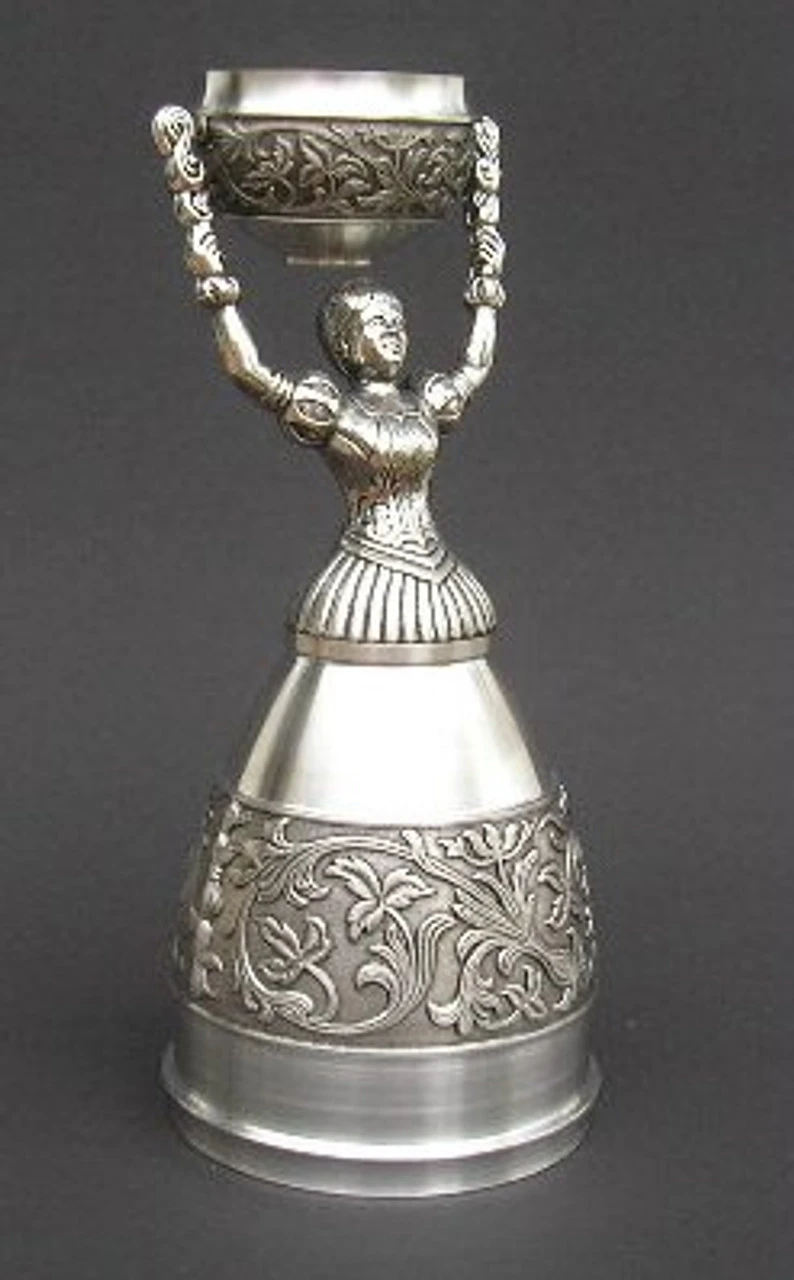 German Pewter Bridal Cup | Nuremberg Wedding Cup 2 German Pewter Bridal Cup | Nuremberg Wedding Cup - Image 2