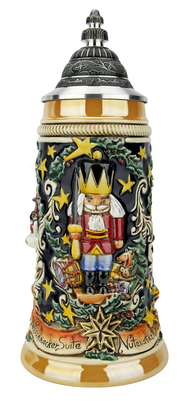 Nutcracker Suite Christmas Beer Stein 1 Nutcracker Suite Christmas Beer Stein