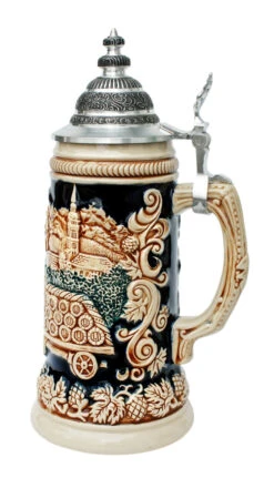 Oktoberfest Beer Wagon Antique Style Stein -Luxury Cup Store Oktoberfest Beer Wagon Antique Style Stein ZB1668406 RS SM 09963.1499963396
