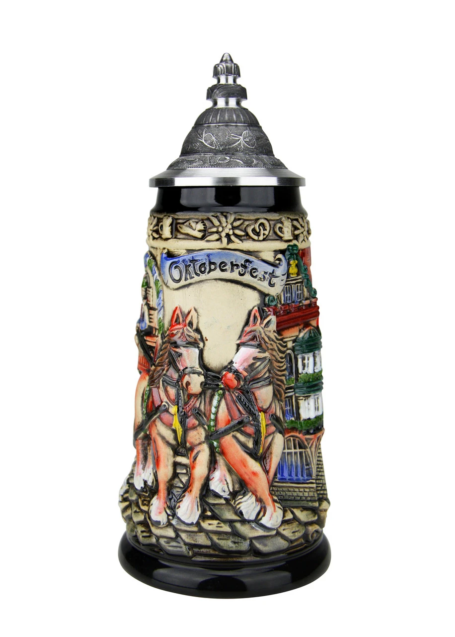 Oktoberfest Beer Wagon Stein | 0.25 Liter 2 Oktoberfest Beer Wagon Stein | 0.25 Liter - Image 2