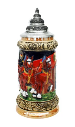 Oktoberfest Clydesdale And Beer Wagon Stein