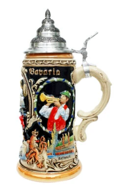 Oktoberfest Dancing Beermaid Beer Stein -Luxury Cup Store Oktoberfest Dancing Beermaid Beer Stein K202 4A RS SM 11337.1395936826