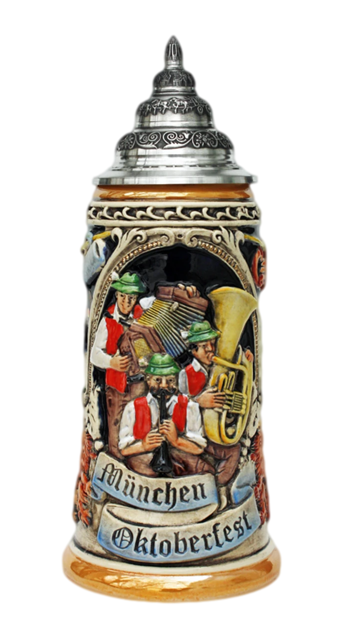 Oktoberfest Oompah Band Beer Stein 1 Oktoberfest Oompah Band Beer Stein
