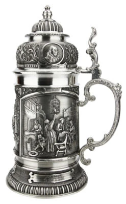 Old Dutch Masters Pewter Beer Stein -Luxury Cup Store Old Dutch Masters Pewter Beer Stein AS12137 RS SM 35173.1618256272