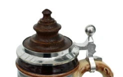 Old Rothenburg Beer Stein With Wood Lid -Luxury Cup Store Old Rothenburg Wooden Lid Beer Stein K465R Detail SM 97097.1401734063