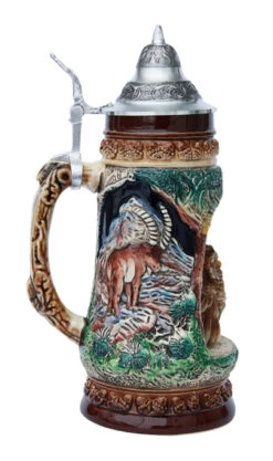 Owl Wildlife Grotto Beer Stein -Luxury Cup Store Owl Wildlife Beer Stein K335BO LS SM 55391.1401398708