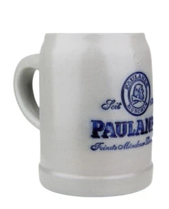 Luxury Cup Store -Luxury Cup Store Paulaner Brewery 0.5 Liter Salt Glaze Stoneware Beer Mug MS4523 05PB Angle SM 64708.1541364696