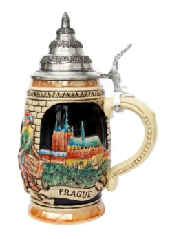 Prague Beer Stein -Luxury Cup Store Prague Beer Stein K500R RS SM 48438.1423684837