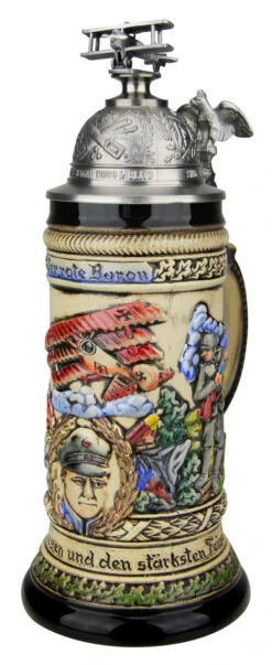 Red Baron Beer Stein -Luxury Cup Store Red Baron Beer Stein ZB19429015 RA SM 82185.1516738443
