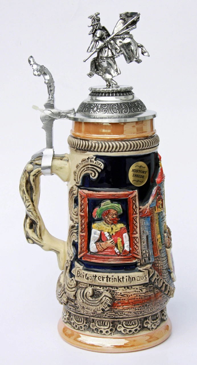 Rothenburg Jousting Knight Beer Stein - Image 3