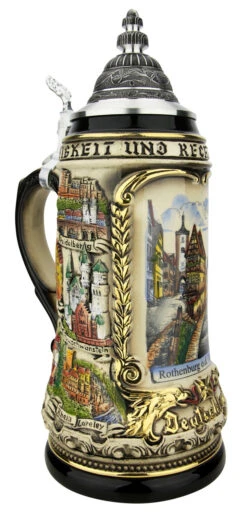 Rothenburg German Beer Stein -Luxury Cup Store Rothenburg German Beer Stein ZB1424S6969 LA SM 79100.1650121286