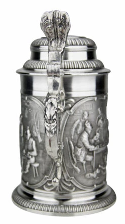 Rothenburg Pewter Beer Stein -Luxury Cup Store Rothenburg Pewter Beer Stein AS10934 Back SM 99039.1511130884
