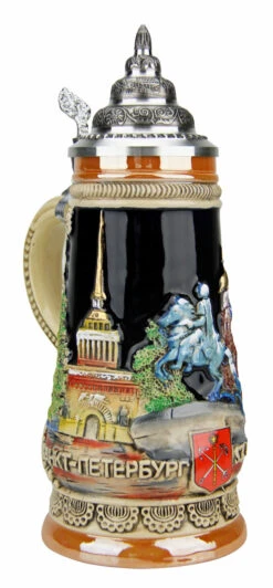 Saint Petersburg Russia Beer Stein -Luxury Cup Store Saint Petersburg Russia Beer Stein K303STP LA SM 28444.1491350253