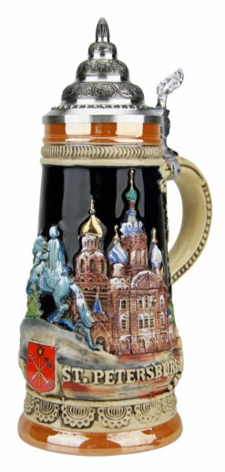 Saint Petersburg Russia Beer Stein
