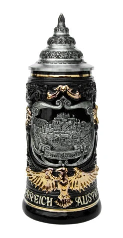 Salzburg Eagle Handle Beer Stein 0.4 Liter