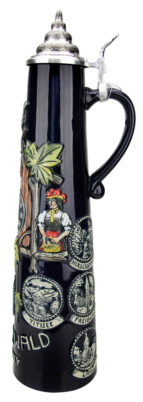 Schwarzwald Black Forest Cuckoo Clock Jug Stein | 2 Liter - Image 4