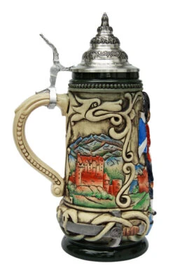 Scotland Beer Stein Rustic -Luxury Cup Store Scotland Beer Stein Rustic K393SCRU LS SM 00406.1416845219