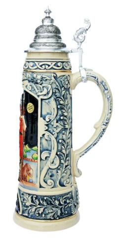 King Limitaet 2013 | Siegfrieds Farewell Handpainted Beer Stein 6 King Limitaet 2013 | Siegfrieds Farewell Handpainted Beer Stein -Luxury Cup Store Siegfrieds Farewell 2013 Beer Stein K2043B RS SM 19870.1395937084