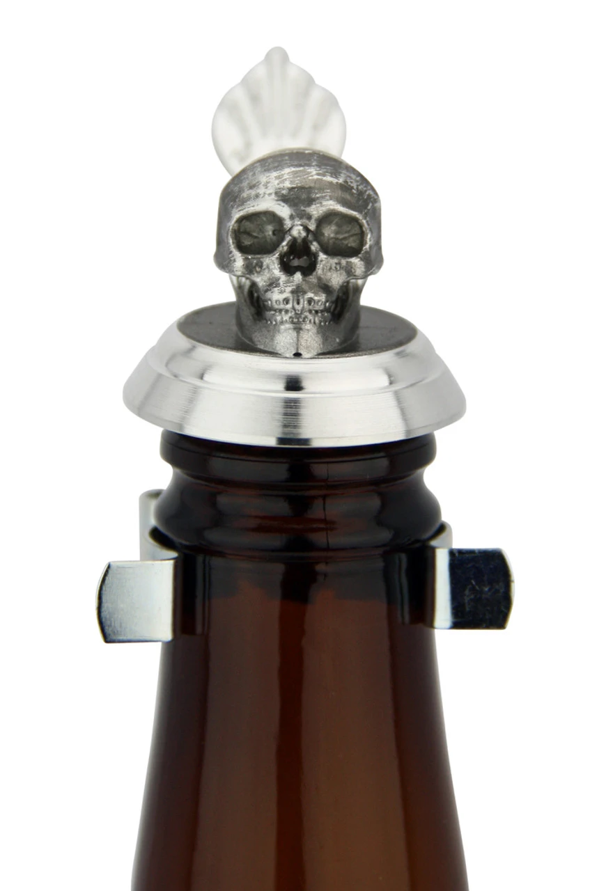 Skull Beer Stein Lid For Beer Bottles - Image 2
