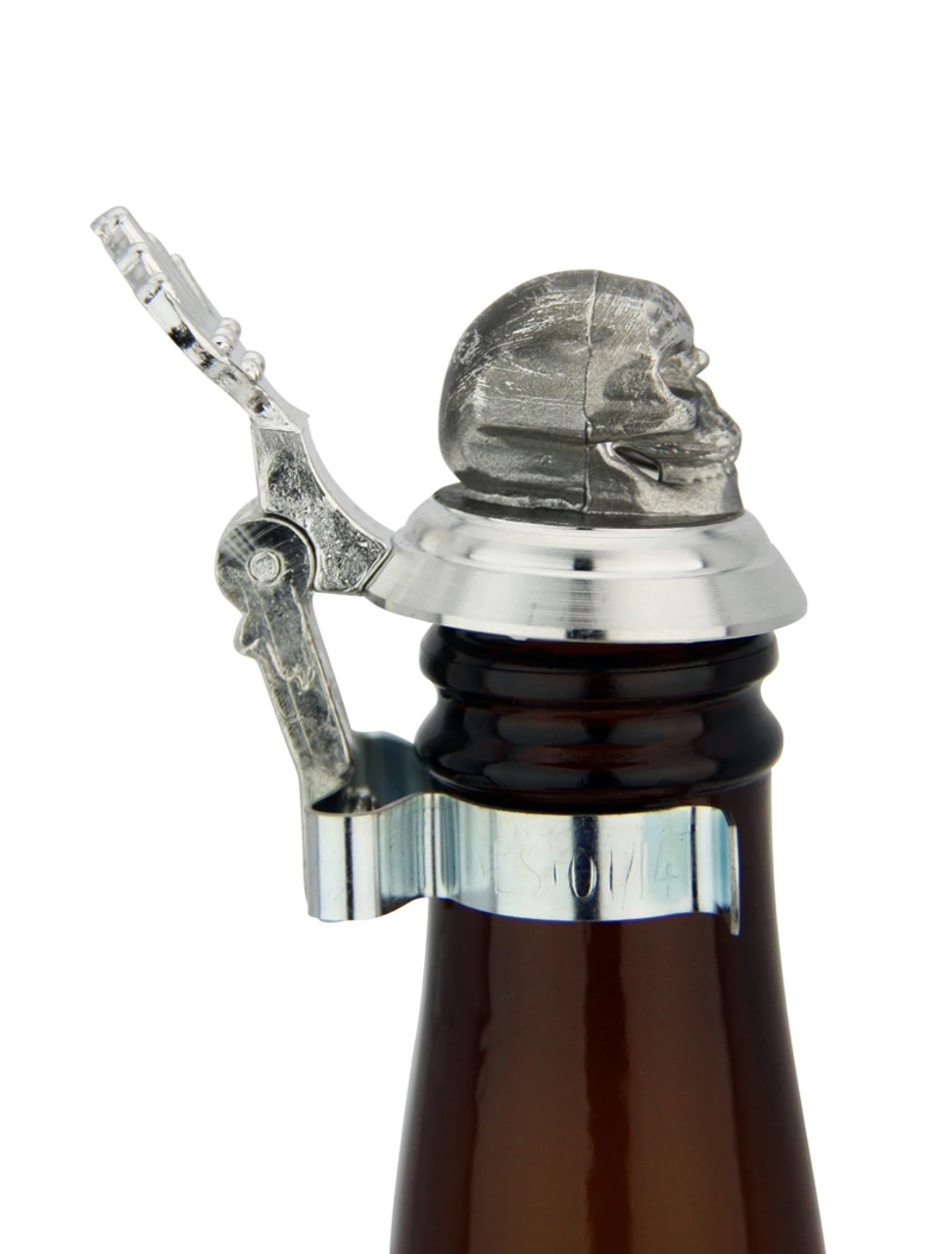Skull Beer Stein Lid For Beer Bottles - Image 4