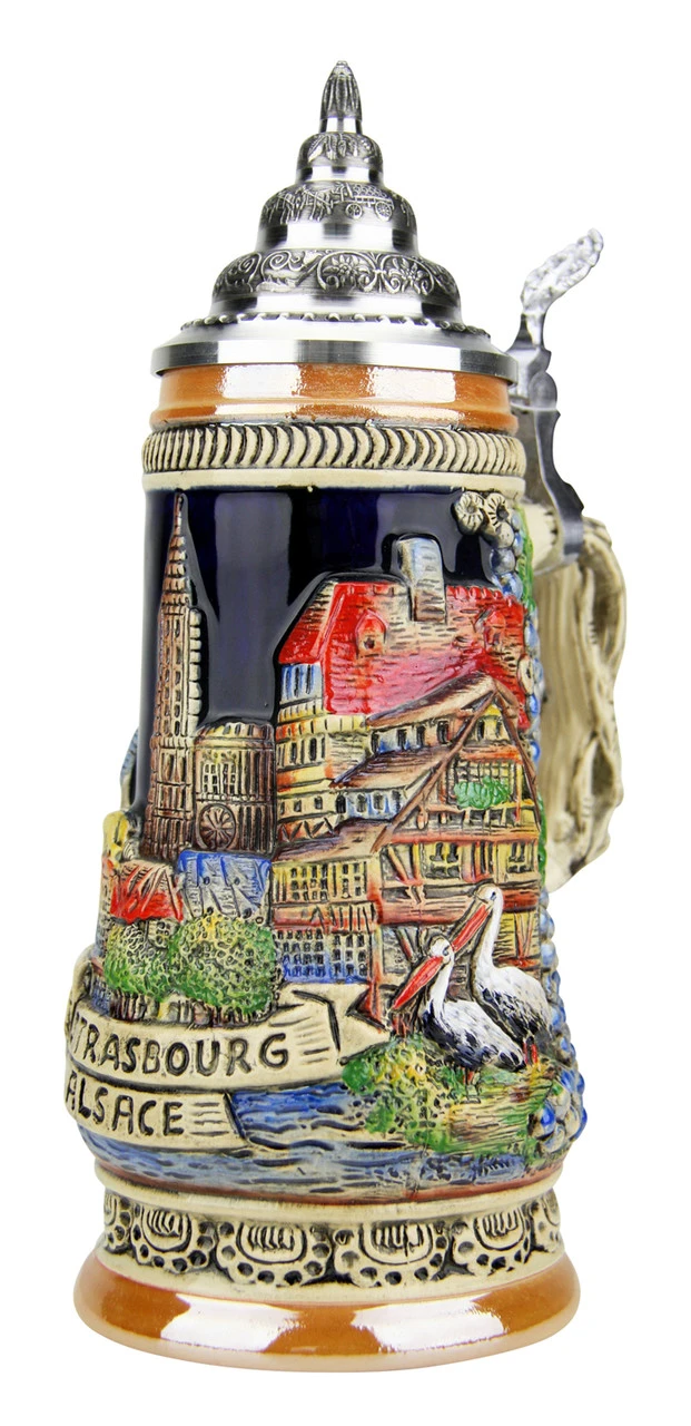 Strasbourg Alsace Beer Stein 1 Strasbourg Alsace Beer Stein