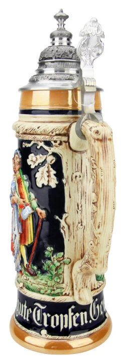 The Freeloader Traditional Style Beer Stein | 2 Liter -Luxury Cup Store The Freeloader Traditional Style Beer Stein 2 Liter K315 Back SM 94769.1490210335