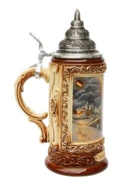 Thomas Kinkade Cobblestone Christmas Beer Stein -Luxury Cup Store Thomas Kinkade Cobblestone Christmas Beer Stein K7704 LS SM 15237.1507298760