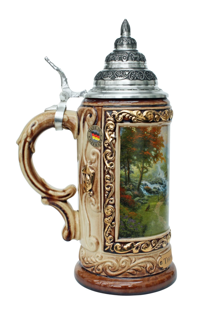 Thomas Kinkade Mountain Paradise Beer Stein 3 Thomas Kinkade Mountain Paradise Beer Stein - Image 3