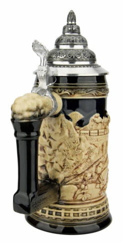 Train Beer Stein | Antique Style -Luxury Cup Store Train Beer Stein Antique Style K940EZ Back SM 38017.1631571527