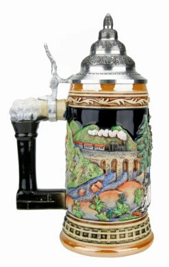Train Beer Stein -Luxury Cup Store Train Beer Stein K940 LS SM 75730.1495575261