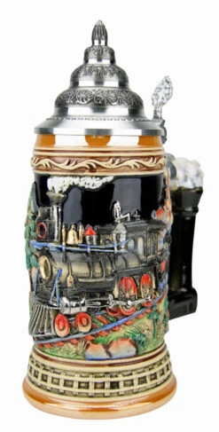 Train Beer Stein