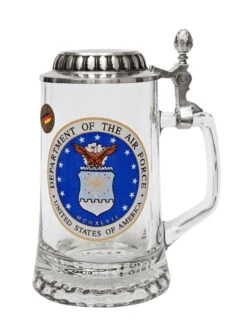 U.S. Air Force Glass Beer Stein
