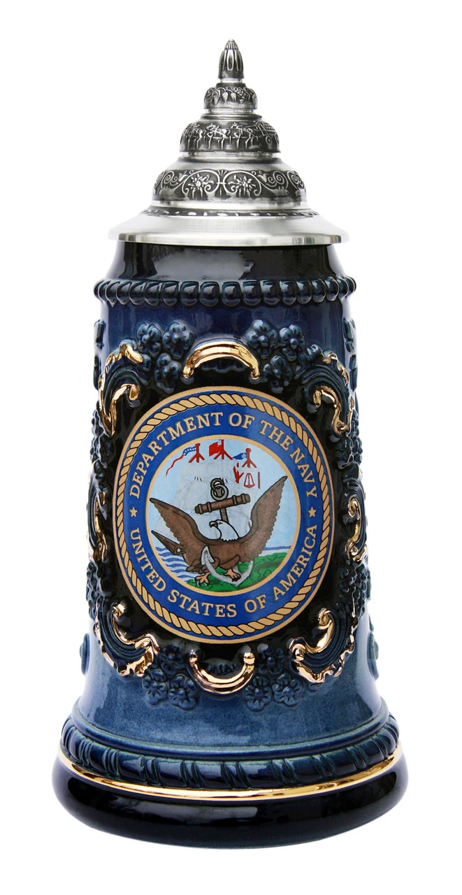 USA Navy Beer Stein 1 USA Navy Beer Stein