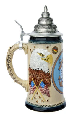 US Coast Guard Beer Stein -Luxury Cup Store US Coast Guard Beer Stein K727CG LS SM 61854.1401399454
