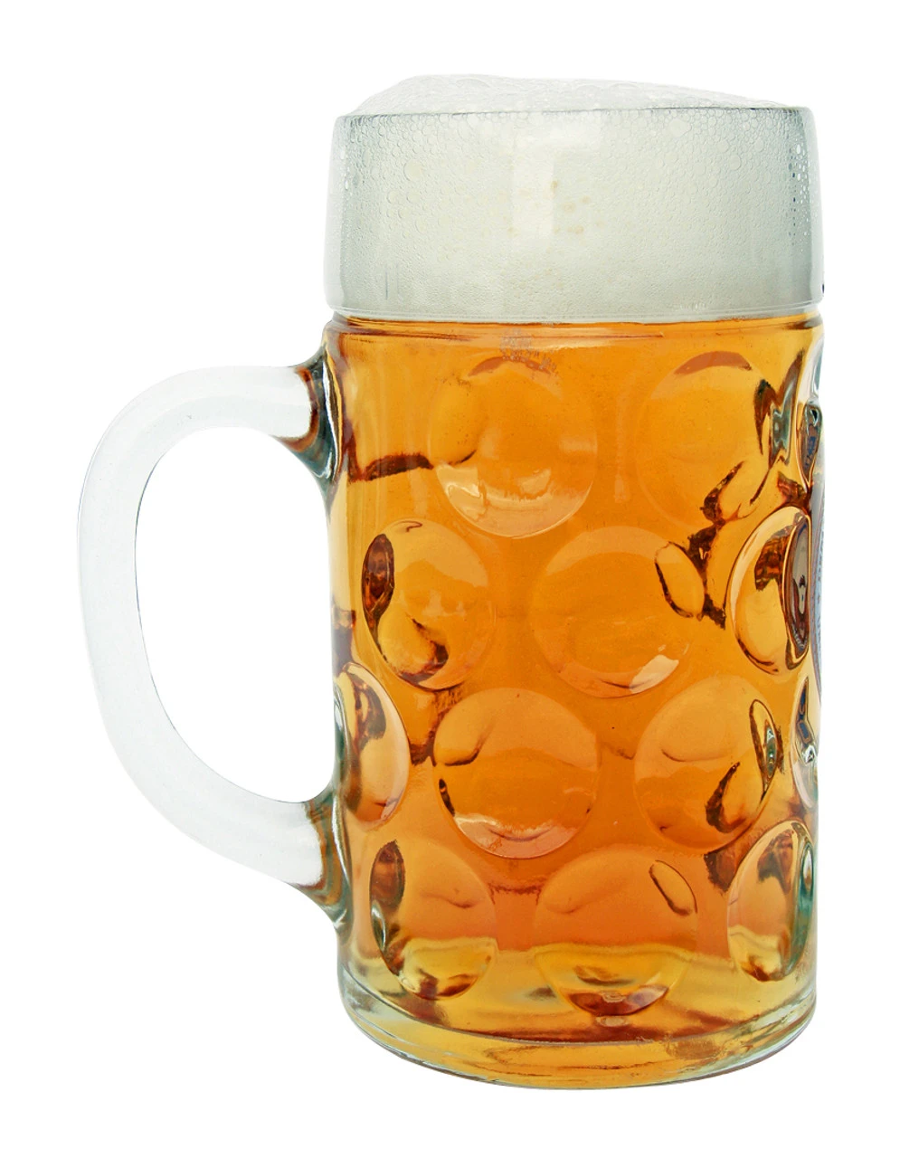 US Navy Dimpled Oktoberfest Glass Beer Mug 1 Liter - Image 2