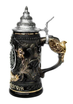 Vienna Eagle Handle Beer Stein 0.4 Liter 5 Vienna Eagle Handle Beer Stein 0.4 Liter -Luxury Cup Store Vienna Austria Beer Stein 0.4 Liter K430SZAHV RS SM 73476.1431538793