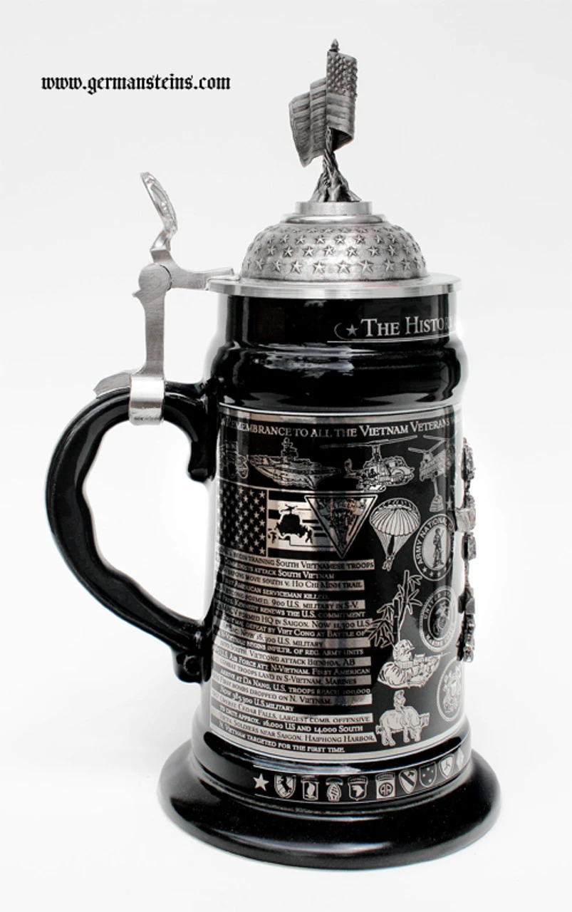 Vietnam Memorial Beer Stein 2 Vietnam Memorial Beer Stein - Image 2