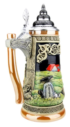 Viking Beer Stein With Axe Handle -Luxury Cup Store Viking Beer Stein with Axe Handle K325 B1 SM 63344.1527115251