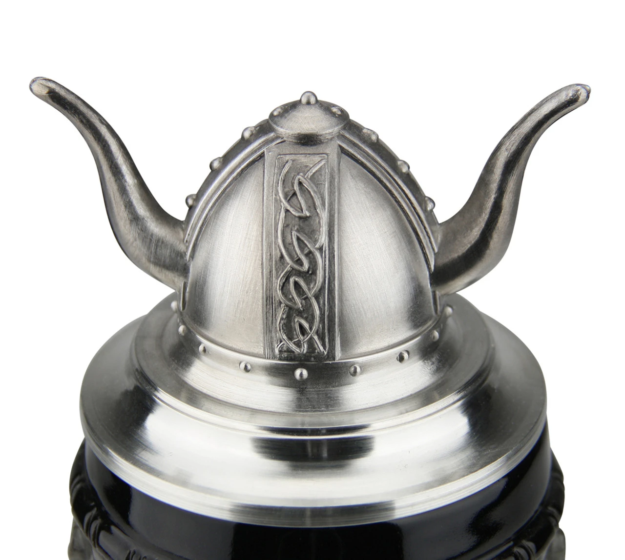 Viking Ship Grotto Beer Stein With Helmet Lid - Image 6