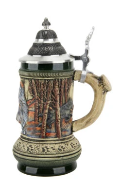 Wolf Beer Stein -Luxury Cup Store Wolf Beer Stein KT7000Z RS SM 97034.1461699057