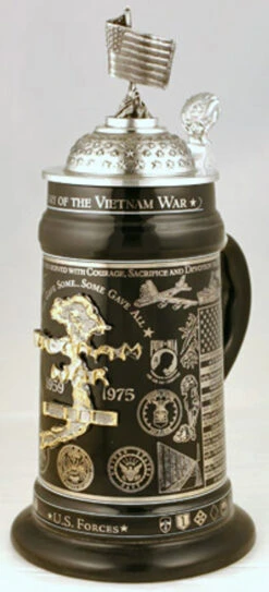 Vietnam Memorial Beer Stein 9 Vietnam Memorial Beer Stein -Luxury Cup Store vietnam war memorial beer stein 6179 med 89868.1308328581